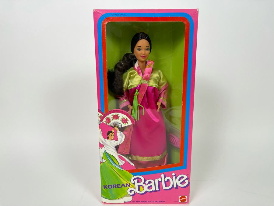 Korean Barbie New In Box Doll Mattel 1987