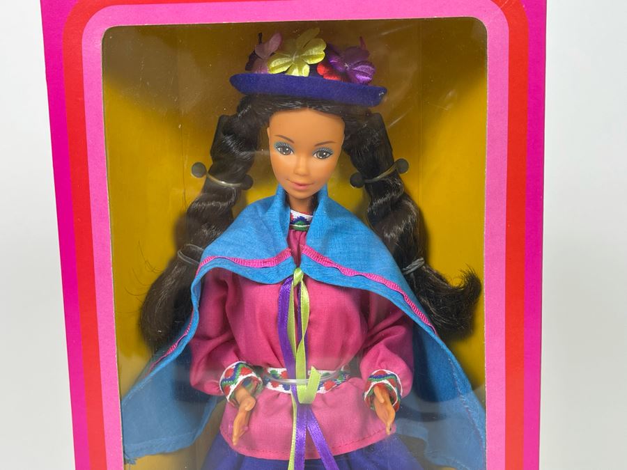 Peruvian Barbie New In Box Doll Mattel 1985