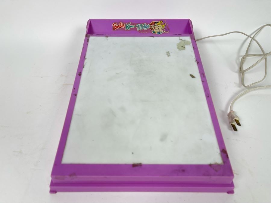 Vintage 1963 Barbie Ken Midge Light Box Tracing Toy [Photo 6]