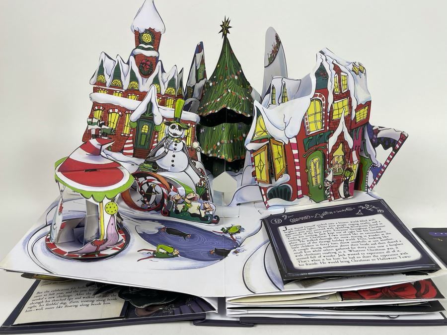 Tim Burton's The Nightmare Before Christmas Pop-Up Book Disney Editions Retailed $65 [Photo 8]