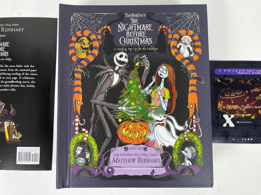 Tim Burton's The Nightmare Before Christmas Pop-Up Book Disney Editions Retailed $65 [Photo 4]