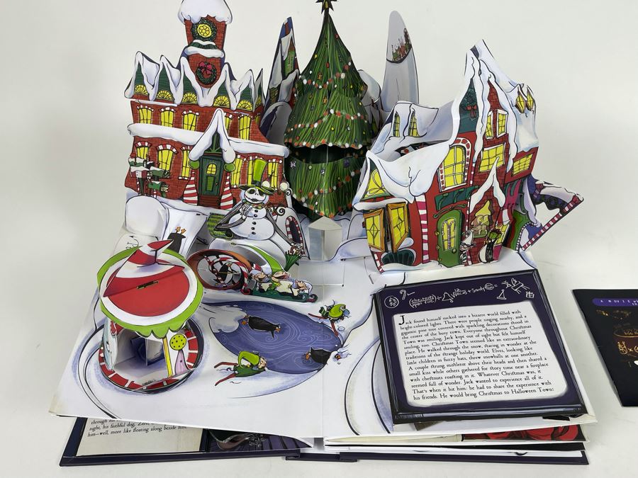 Tim Burton's The Nightmare Before Christmas Pop-Up Book Disney Editions Retailed $65 [Photo 9]