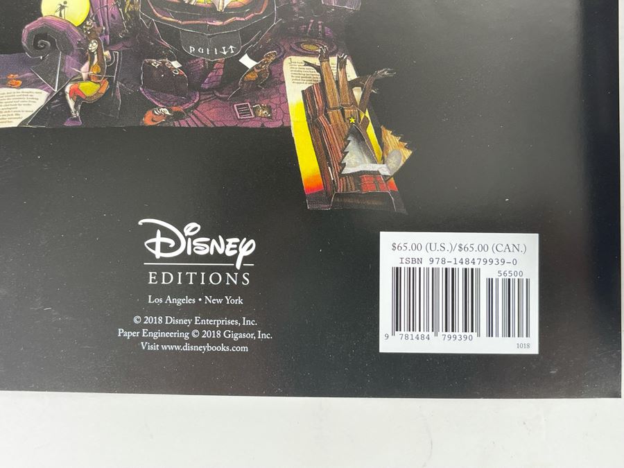 Tim Burton's The Nightmare Before Christmas Pop-Up Book Disney Editions Retailed $65 [Photo 5]
