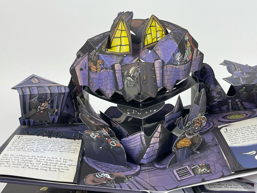 Tim Burton's The Nightmare Before Christmas Pop-Up Book Disney Editions Retailed $65 [Photo 6]