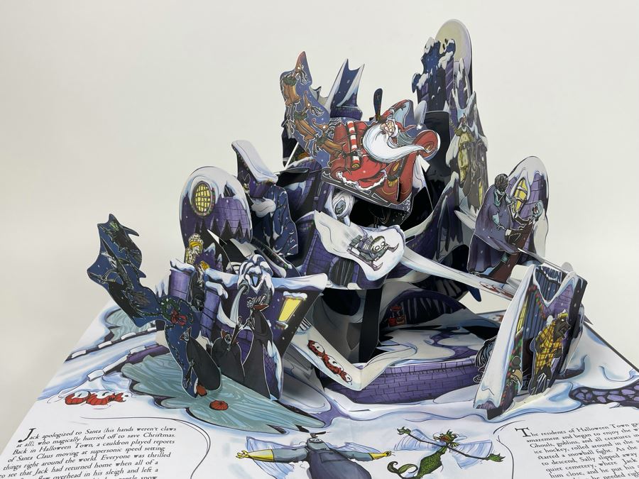 Tim Burton's The Nightmare Before Christmas Pop-Up Book Disney Editions Retailed $65 [Photo 12]