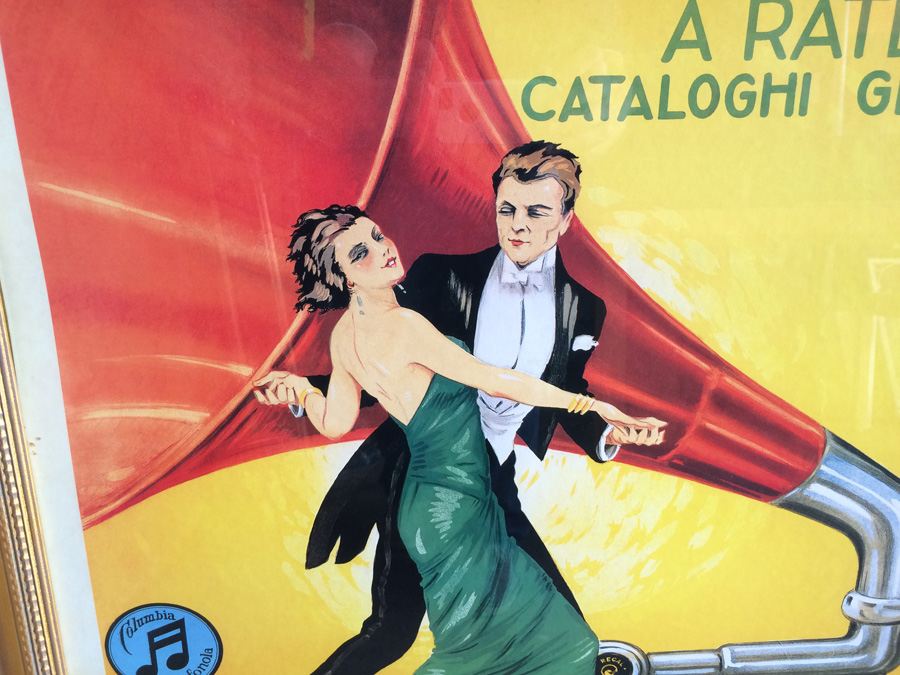 Large Framed Grafofoni Columbia Print [Photo 3]