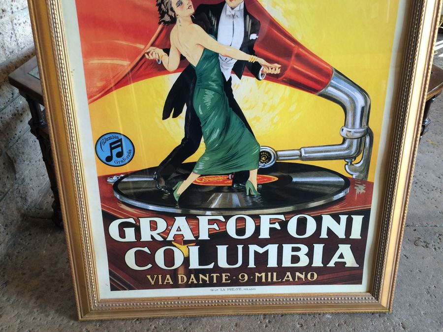 Large Framed Grafofoni Columbia Print [Photo 2]