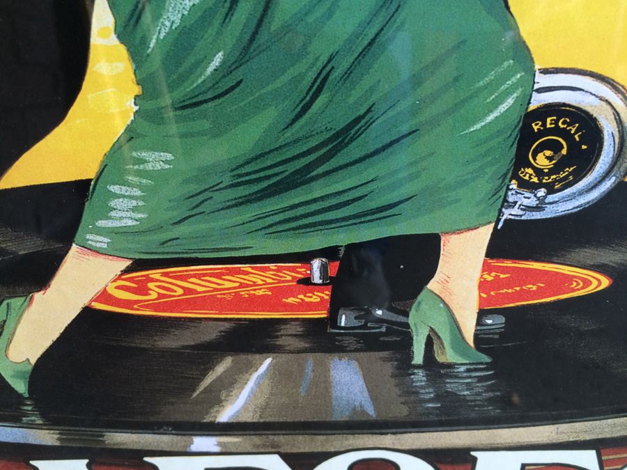 Large Framed Grafofoni Columbia Print [Photo 6]