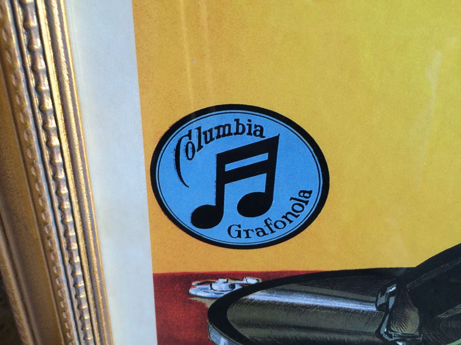 Large Framed Grafofoni Columbia Print [Photo 7]