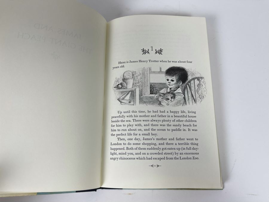Early Copy Of James And The Giant Peach Hardcover Book With Dust Jacket By Roald Dahl [Photo 7]