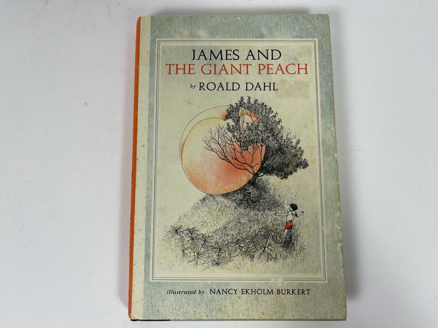 Early Copy Of James And The Giant Peach Hardcover Book With Dust Jacket By Roald Dahl [Photo 1]