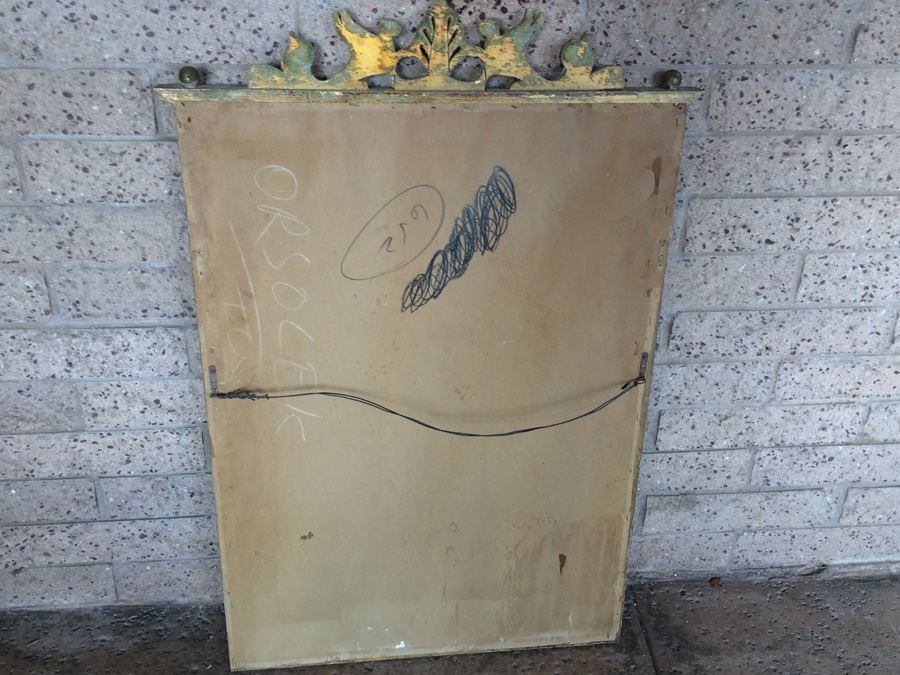 Large Ornate Gilded Designer Mirror [Photo 10]