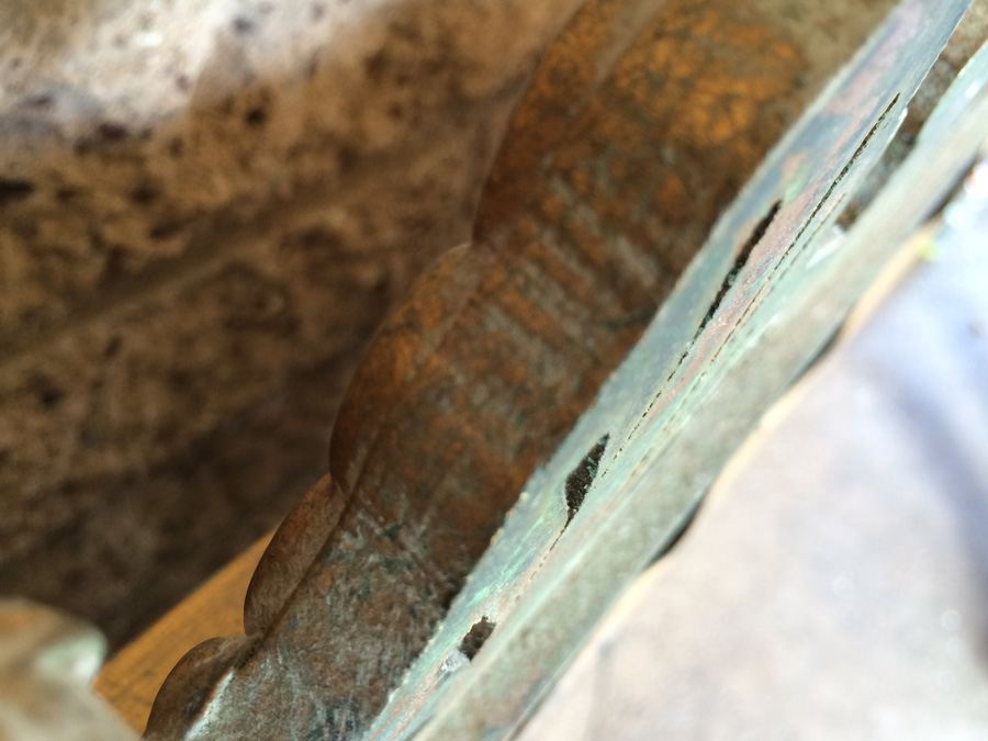 Large Ornate Gilded Designer Mirror [Photo 12]