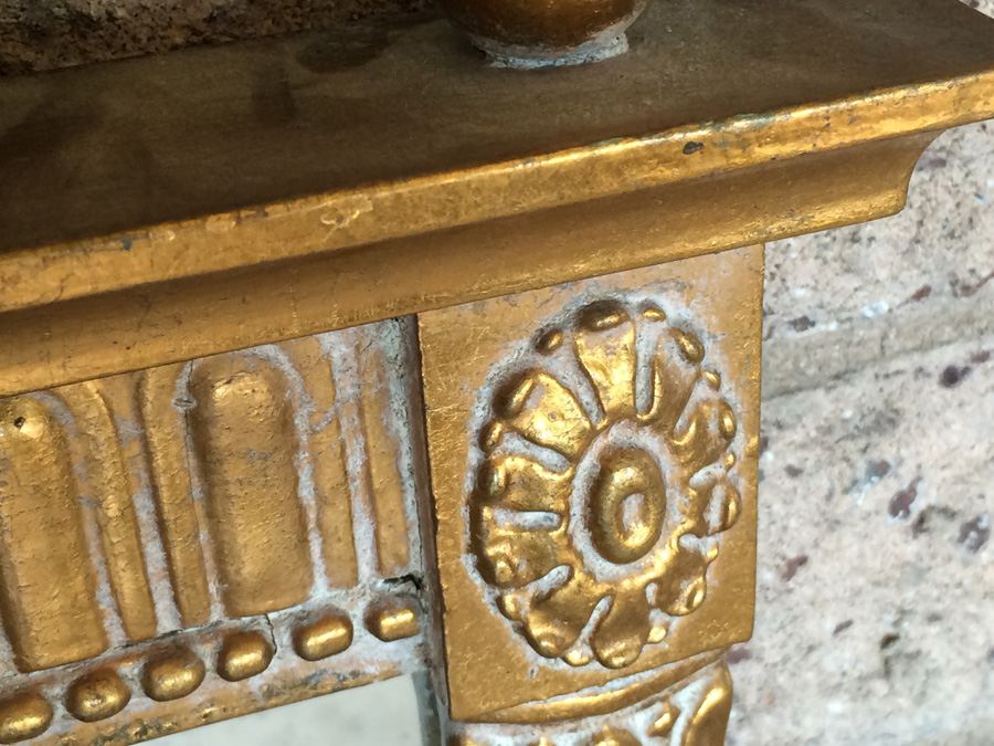 Large Ornate Gilded Designer Mirror [Photo 5]