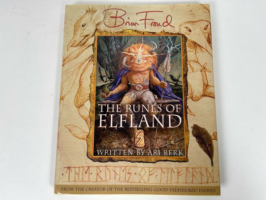First Printing The Runes Of Elfland By Brian Froud [Photo 1]