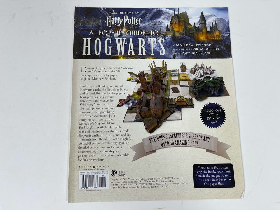 Pop-Up Guide To Hogwarts From The Films Of Harry Potter Deluxe Edition Retails $75 [Photo 10]