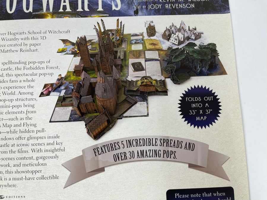Pop-Up Guide To Hogwarts From The Films Of Harry Potter Deluxe Edition Retails $75 [Photo 11]