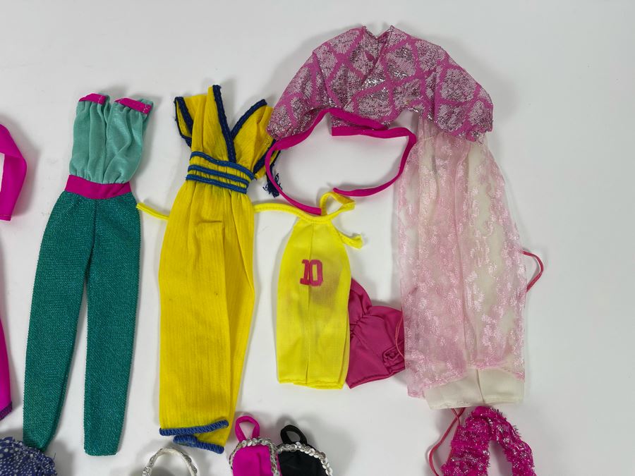 Collection Of Mattel Barbie Clothes