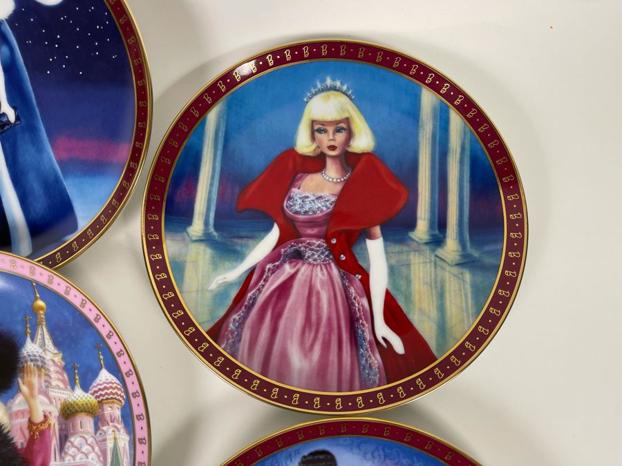 Collection Of Ten Mattel Barbie Collector Plates By Danbury Mint [Photo 7]