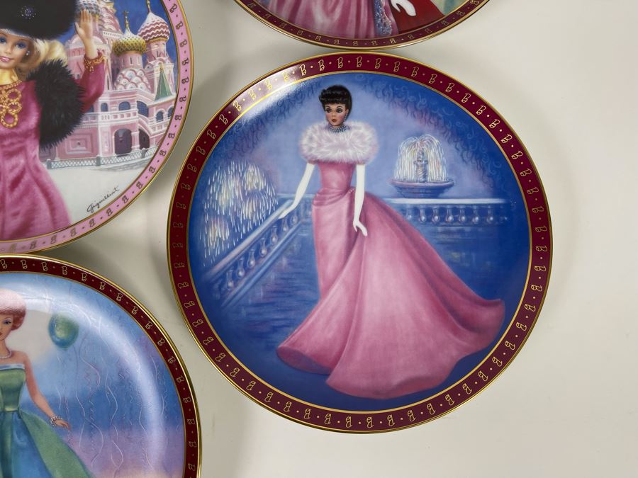 Collection Of Ten Mattel Barbie Collector Plates By Danbury Mint [Photo 5]