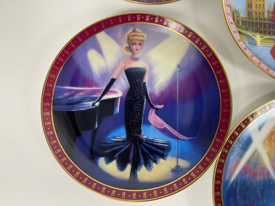 Collection Of Ten Mattel Barbie Collector Plates By Danbury Mint [Photo 9]