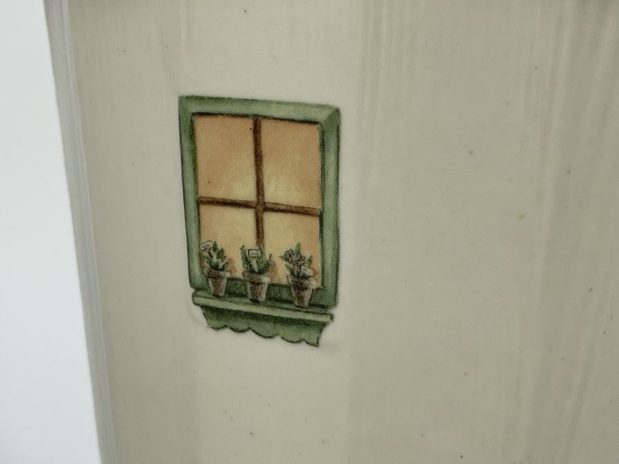 Portfolio By Pfaltzgraff Naturewood Birdhouse Motif Cookie Jar With Lid 12H [Photo 3]