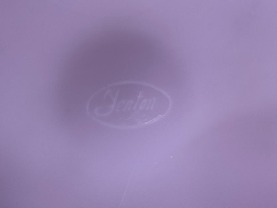 Vintage Fenton Purple Satin Glass Footed Candy Jar 6W X 7.5H [Photo 8]