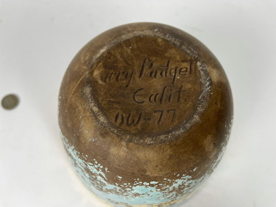 Vintage Larry Padgett Mid-Century Modern California Pottery 7W X 5.5H [Photo 7]