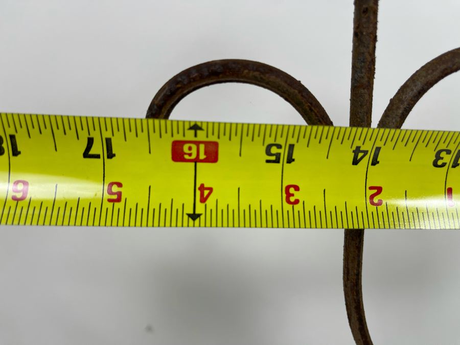 Rustic Wrought Iron Candelabra 16.5W X 18H [Photo 5]