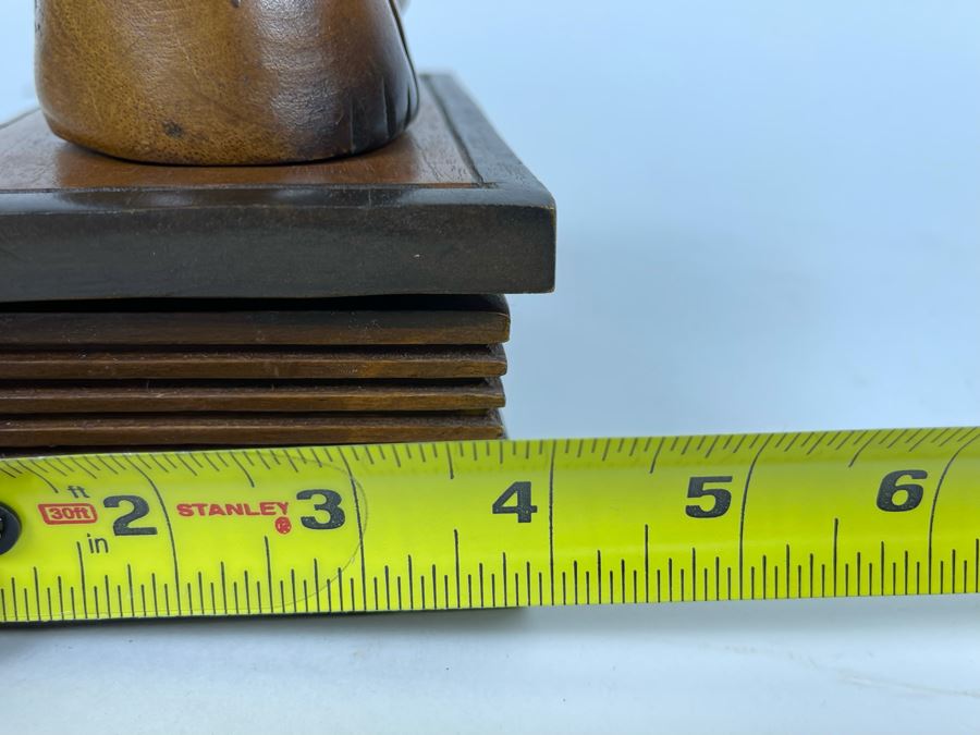 Wooden Cat Sitting On Hinged Box 6W X 4D X 5.5H [Photo 6]