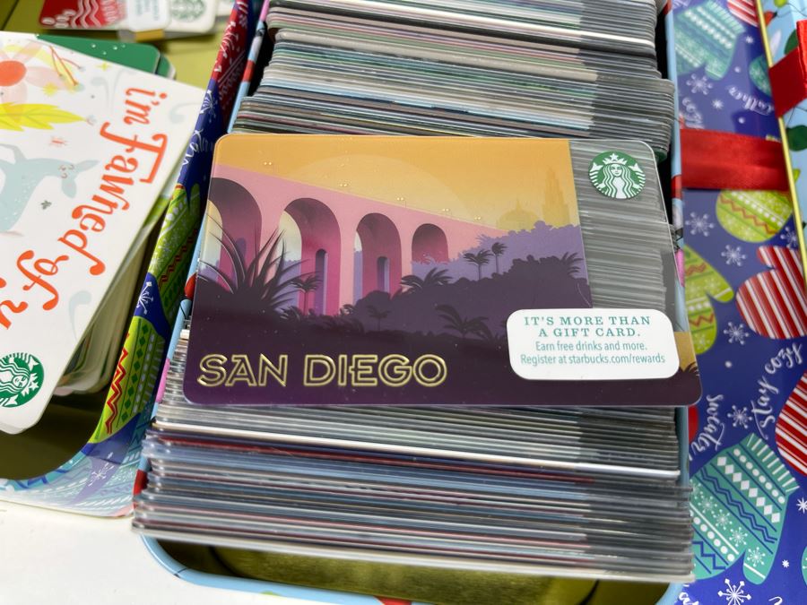 JUST ADDED - Huge Collection Of 387 Collectible Starbucks Gift Cards From 2010-2017 - See Photos For Small Sampling [Photo 18]