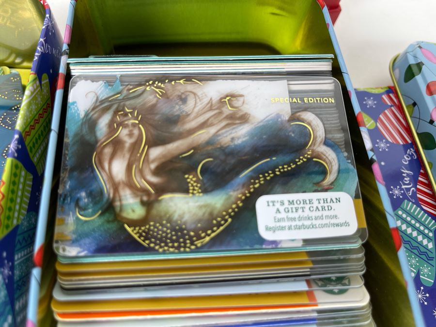 JUST ADDED - Huge Collection Of 387 Collectible Starbucks Gift Cards From 2010-2017 - See Photos For Small Sampling [Photo 22]