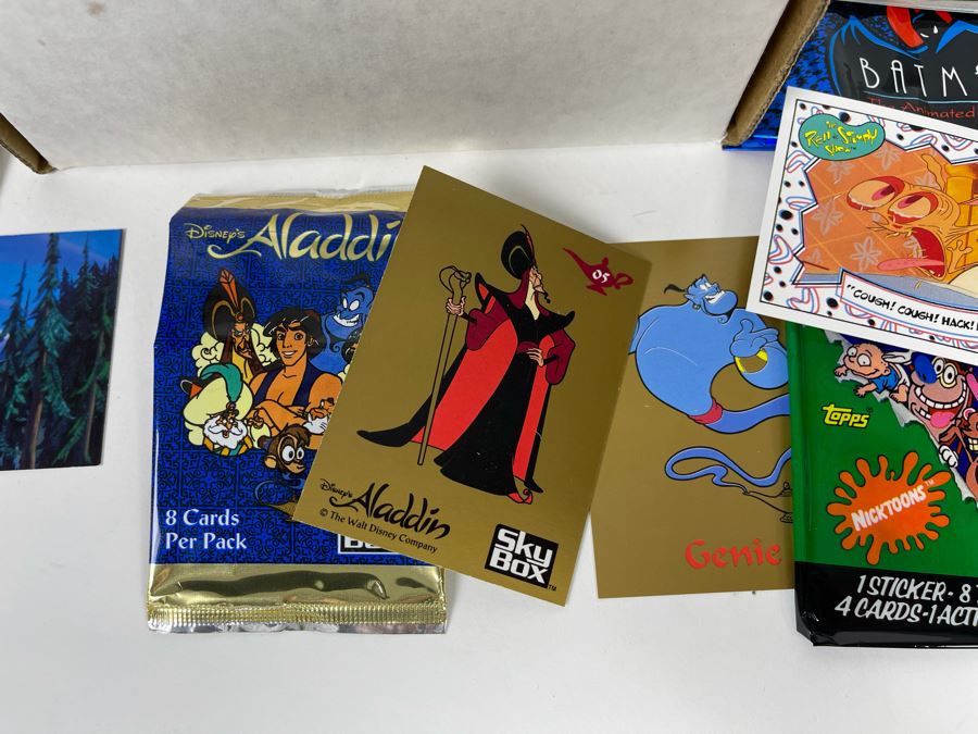 JUST ADDED - Disney's Beauty And The Beast, Disney's Aladdin, Topps The Ren & Stimpy Show And Batman Animated Series Trading Cards [Photo 4]