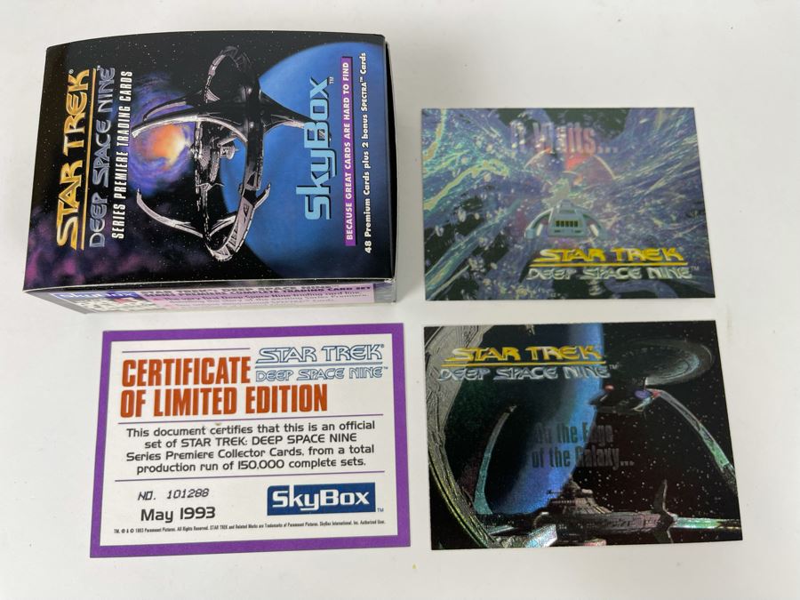 JUST ADDED - Limited Edtion Star Trek Deep Space Nine Trading Cards 100 Card Series [Photo 2]