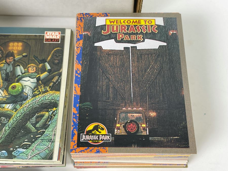 JUST ADDED - Topps Jurassic Park, Star Wars Galaxy And Star Trek The Next Generation Trading Cards [Photo 5]