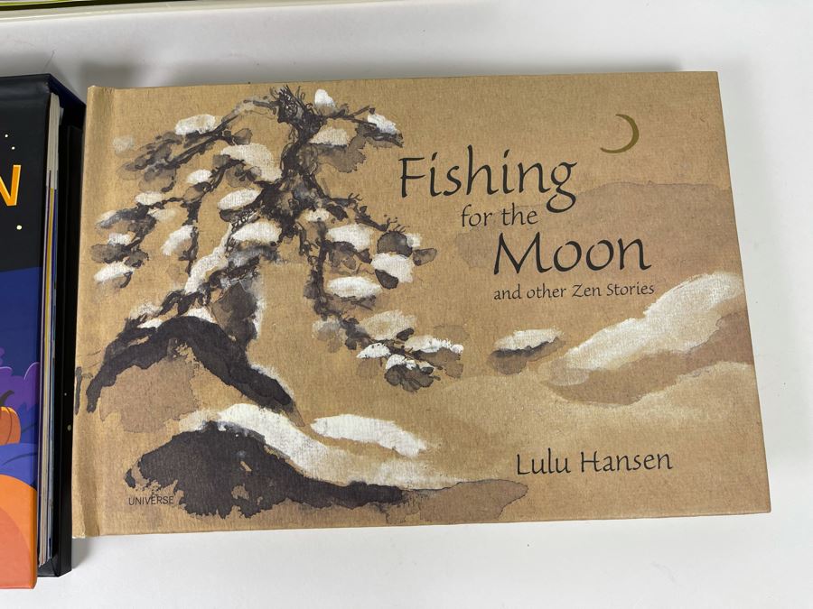 JUST ADDED - Pop-Up Book Collection: Fishing For The Moon By Lulu Hansen, Architecture, America's National Parks, Leaves And Charlie Brown It's The Great Pumpkin [Photo 2]