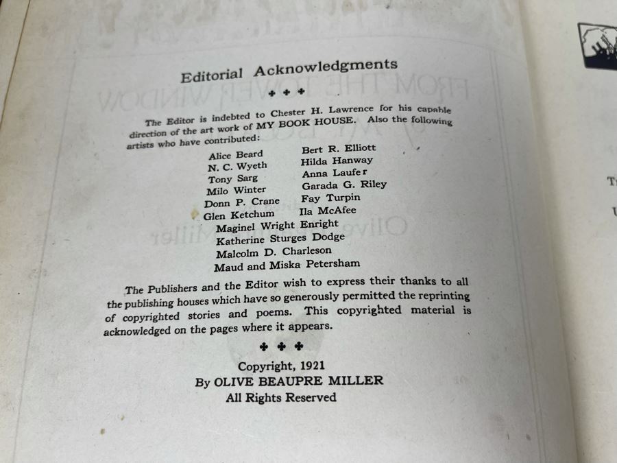 JUST ADDED - Vintage 1920 Children's Books: My Bookhouse Through Fairy Halls [Photo 10]