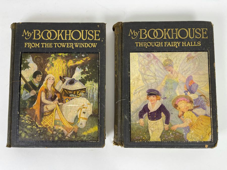 JUST ADDED - Vintage 1920 Children's Books: My Bookhouse Through Fairy Halls [Photo 1]