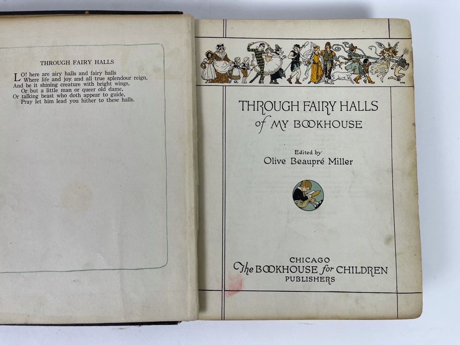 JUST ADDED - Vintage 1920 Children's Books: My Bookhouse Through Fairy Halls [Photo 4]