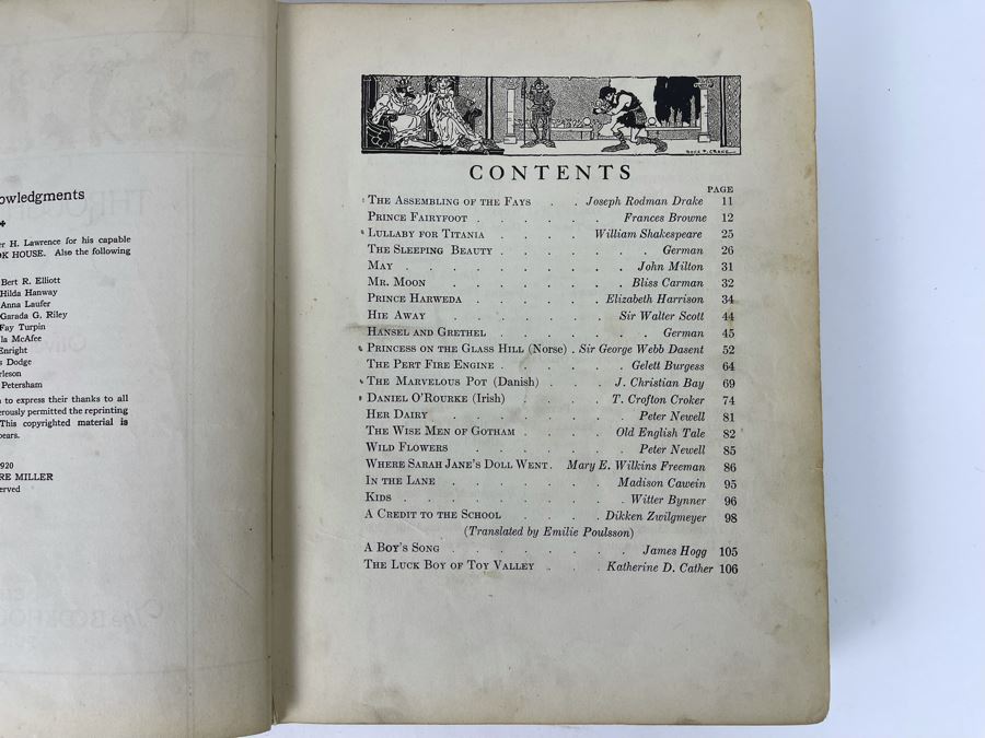 JUST ADDED - Vintage 1920 Children's Books: My Bookhouse Through Fairy Halls [Photo 6]