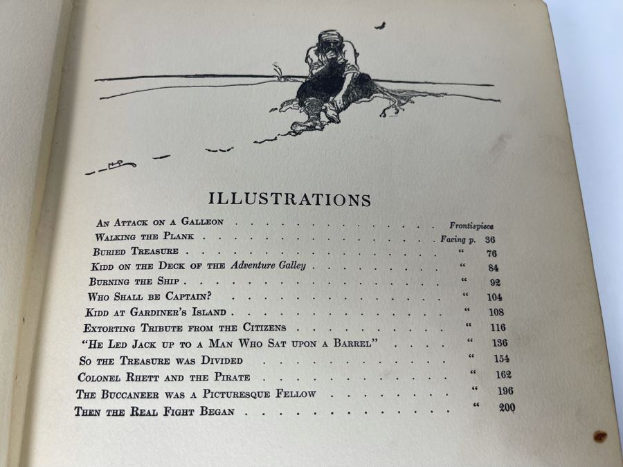 JUST ADDED - Vintage 1921 Book Howard Pyle's Book Of Pirates With Illustrations [Photo 8]