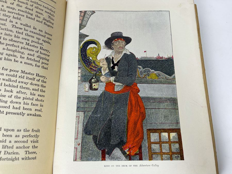 JUST ADDED - Vintage 1921 Book Howard Pyle's Book Of Pirates With Illustrations [Photo 15]