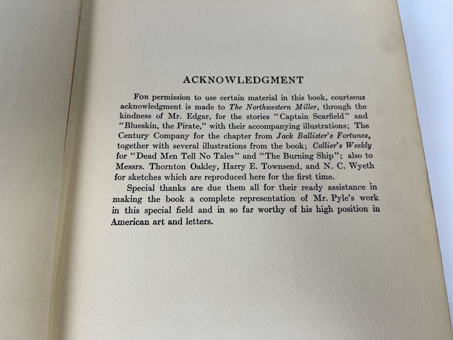 JUST ADDED - Vintage 1921 Book Howard Pyle's Book Of Pirates With Illustrations [Photo 5]