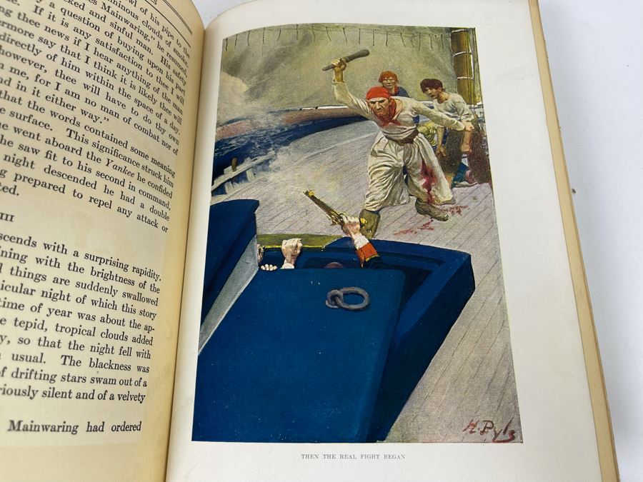 JUST ADDED - Vintage 1921 Book Howard Pyle's Book Of Pirates With Illustrations [Photo 24]
