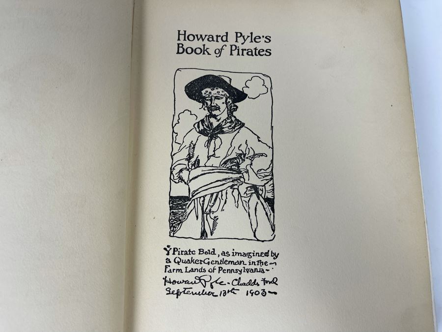 JUST ADDED - Vintage 1921 Book Howard Pyle's Book Of Pirates With Illustrations [Photo 2]