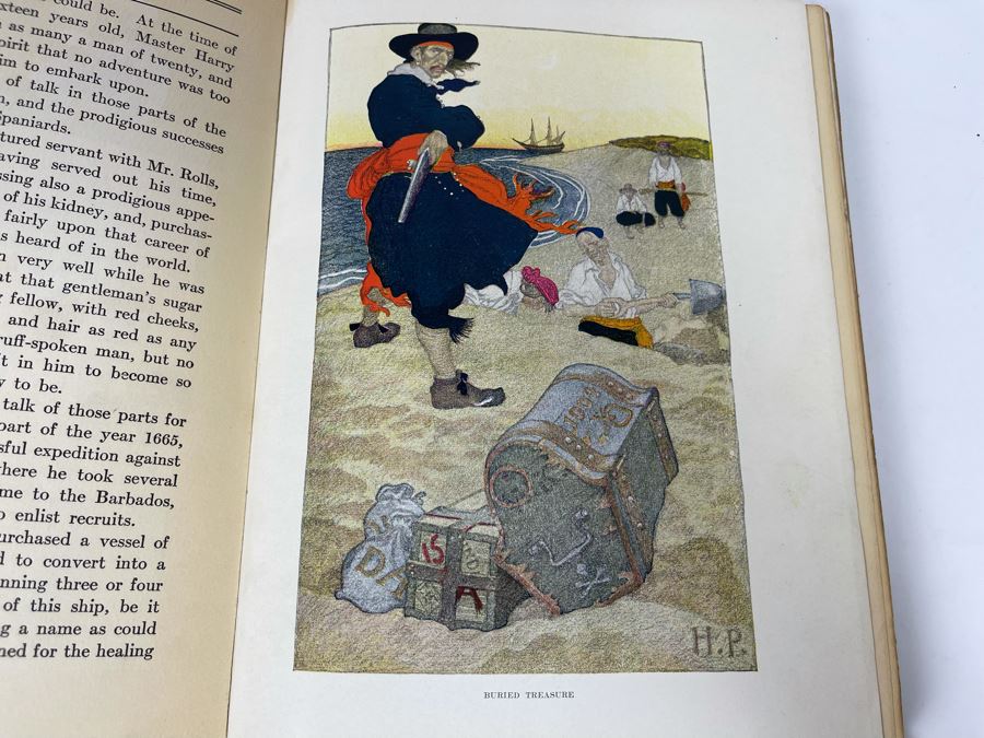 JUST ADDED - Vintage 1921 Book Howard Pyle's Book Of Pirates With Illustrations [Photo 14]
