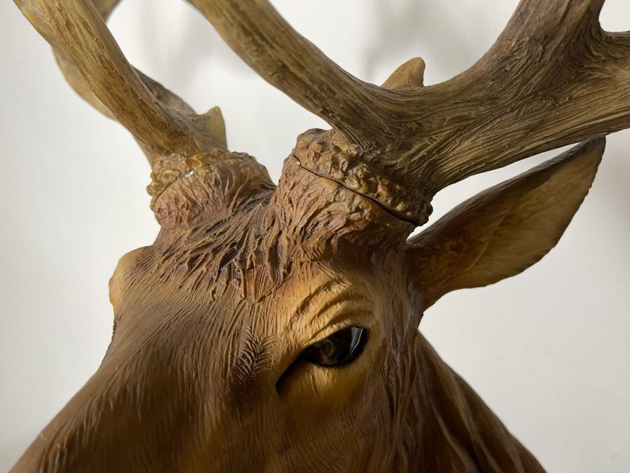 resin elk statue