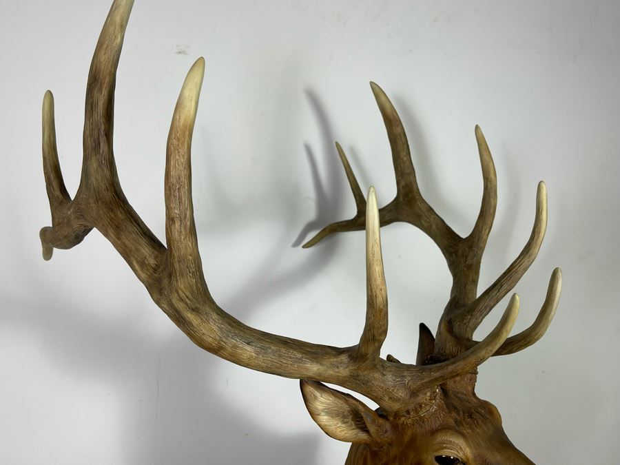 resin elk statue