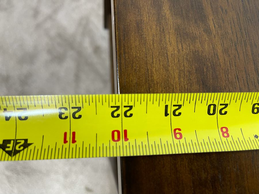 Wooden Side Table With Slate Top 22W X 22H [Photo 7]