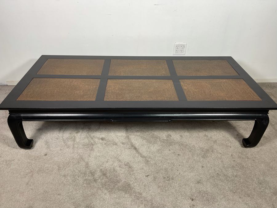 Asian Influenced Coffee Table 66W X 30D X 15.5H [Photo 2]